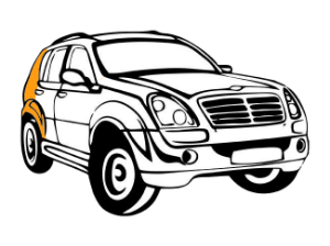 покраска заднего крыла ssangyong rexton